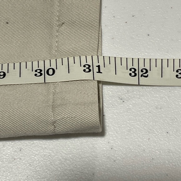 Dockers Mens 36x32 (31) Flat Front Stretch Waist Individual Fit Khaki Tan Chinos - Picture 11 of 11